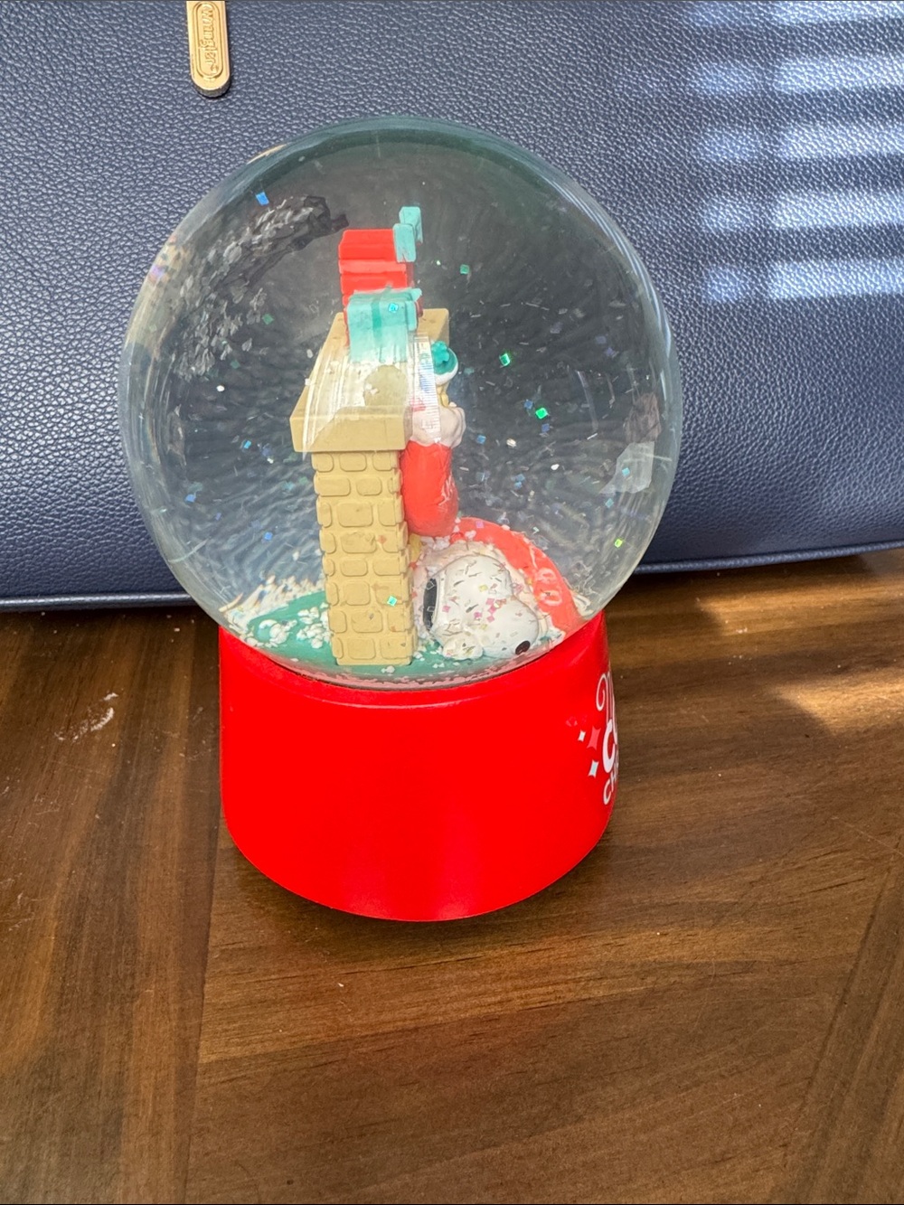 Peanuts Snoopy "Merry Cozy Christmas" Musical Snow Globe - Picture 5 of 6